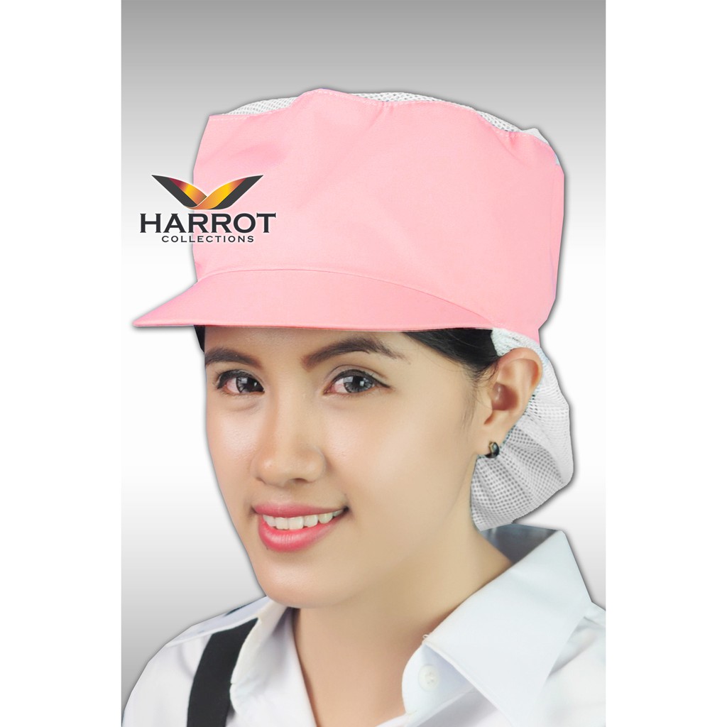 หมวกแก๊ป มีตาข่ายเก็บผม สีพื้น - รูปที่ 6