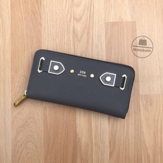 LYN MIRA LONG WALLET (outlet) สีเทา