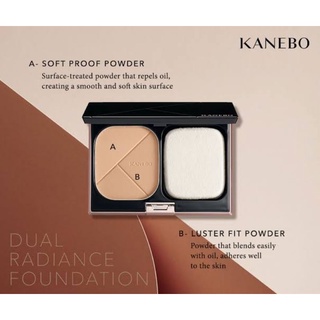 kanebo dual radiance powder แป้งผสมรองพื้นสีผิวเข้ม