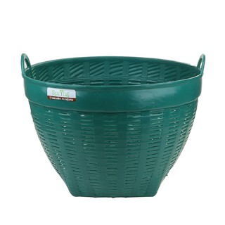 เข่งพลาสติก เบอร์ 2 สีเขียว SPRING NO. 2 GREEN PVC BASKET
