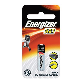 ถ่านอัลคาไลน์ A27 12V (1 ก้อน) Energizer BP1/Alkaline batteries A27 12V (1 piece) Energizer BP1