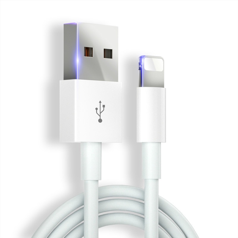 Cables, Chargers & Converters 32 บาท สายชาร์จ USB ยาว 1 เมตร 1.5 เมตร 2 เมตร สําหรับ IPhone Mobile & Gadgets