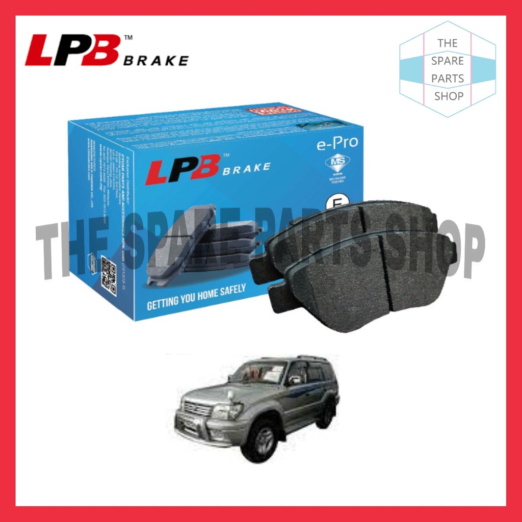 TOYOTA PRADO KZJ95 RZJ95 2.7 1996-2002 FRONT LPB DISC BRAKE PAD (A01481)