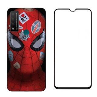 The Avengers เคส TCL 20R 5G 6.5 นิ้ว ลาย SpiderMan พร้อมกระจกนิรภัย