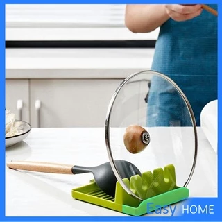 ที่ใส่พลาสติก อเนกประสงค์ ที่วางช้อนซุป ที่ครอบหม้อ Kitchen shelf
