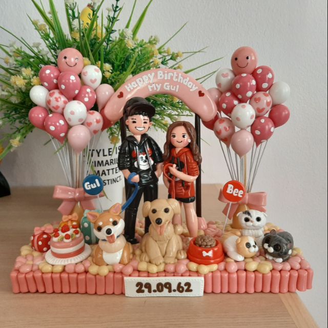 โมเดลดินปั้น ตีม Happy ​birthday