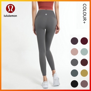 Lululemon กางเกงเลกกิ้งขายาว เอวสูง เหมาะกับการเล่นโยคะ สําหรับสตรี