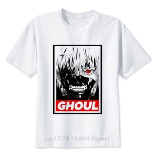 แขนสั้นcrew neckเสื้อยืดแขนสั้น พิมพ์ลายอนิเมะ Tokyo Ghoul Ken Kaneki สไตล์ญี่ปุ่น สําหรับผู้ชายสามารถปรับแต่งได้S-XXXXL