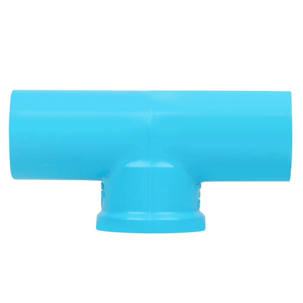 ท่อประปา ข้อต่อ ท่อน้ำ ท่อPVC ข้อต่อสามทางเกลียวใน-หนา SCG 1/2" สีฟ้า FPT TEE PVC SOCKET SCG 1/2" LIGHT BLUE