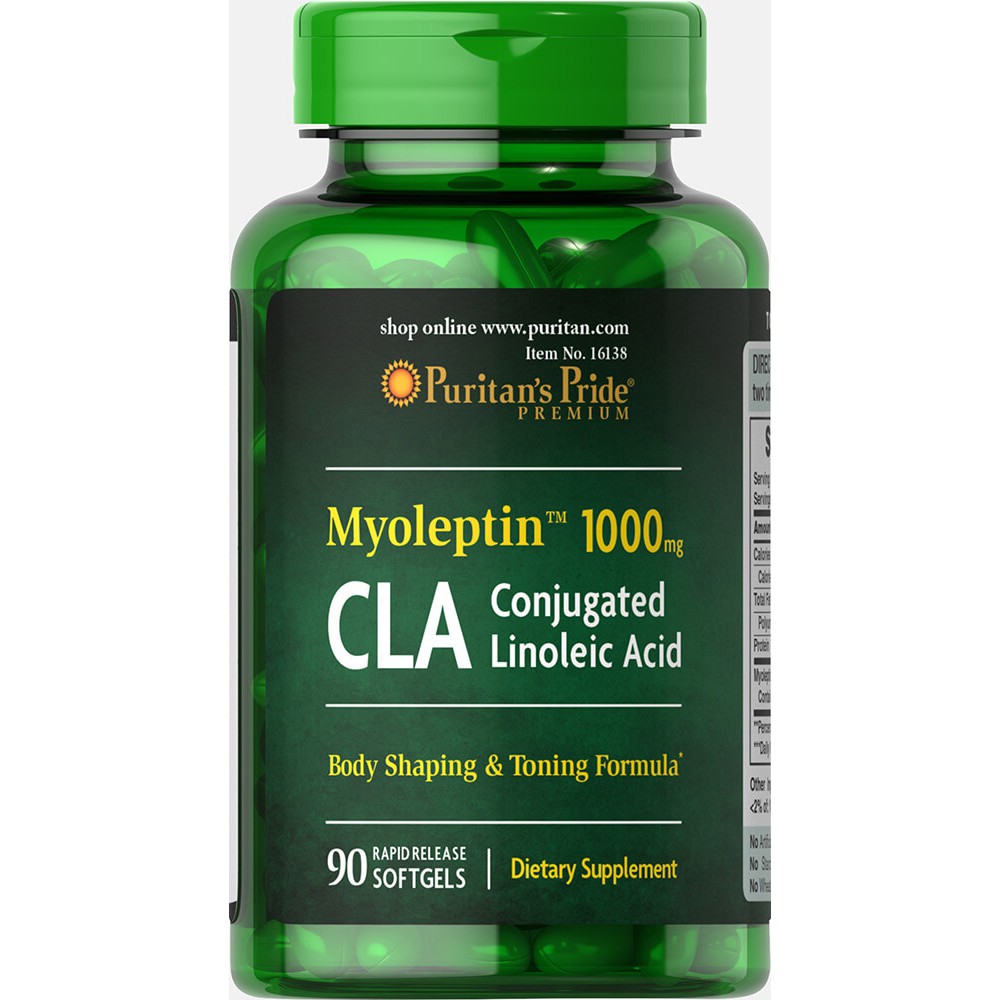 Myo-Leptin CLA 1000 mg 60 เม็ด Puritan's Pride
