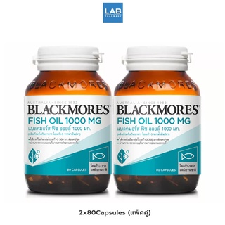 Blackmores Fish Oil 1000 mg. 2x80 Capsules (Twin pack) - แบล…