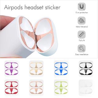 ฟิล์มโลหะ แบบบาง ป้องกันฝุ่น สำหรับ Apple Airpods 1 2