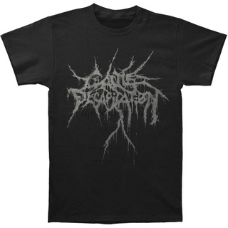 เสื้อยืดผ้าฝ้าย เสื้อยืด พิมพ์ลายโลโก้ Cattle Decapitation สีดํา ขนาดเล็ก สําหรับผู้ชาย