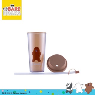 แก้วนำ้ WE BARE BEARS ลาย Grizz