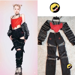 Babygaga ❤️ โรเซ่ ชุดโรเซ่ ชุดแบล็คพิ้งค์ แบล็คดิ่งค์ ชุดแบล็คพิ้งค์เด็ก Blackpink Pink Venom Born Pink Kpop รับตัดชุด
