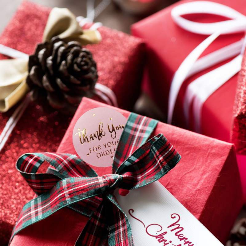 (500 ดวง )สติกเกอร์ขอบคุณ สติกเกอร์ติดกล่อง สติกเกอร์สำเร็จรูป สติกเกอร์แลกสินค้าไดคัทวงกลม Thankyou Sticker - รูปที่ 2