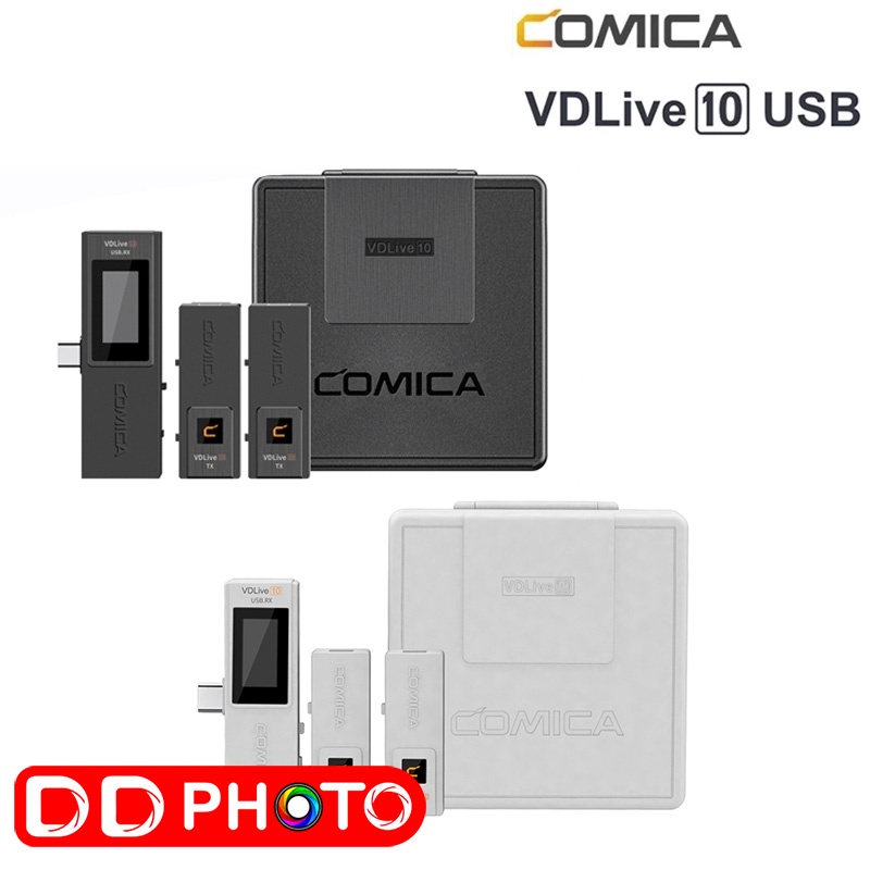 Microphone 2.4G Wirelessไมค์ไร้สาย Comica VDLIVE10 ประกัน 3 เดือน