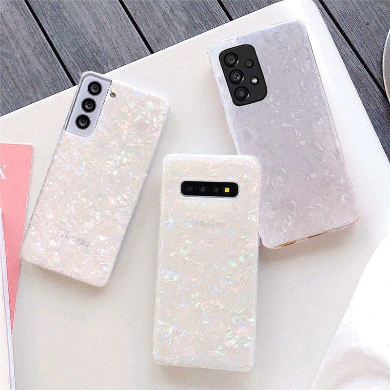 เคสโทรศัพท์มือถือแบบนิ่ม TPU ใส ลายหินอ่อน สําหรับ Samsung Galaxy S10 Plus S8 S9 A51 A52 A53 A23 S22 Plus Note 8 10 Lite