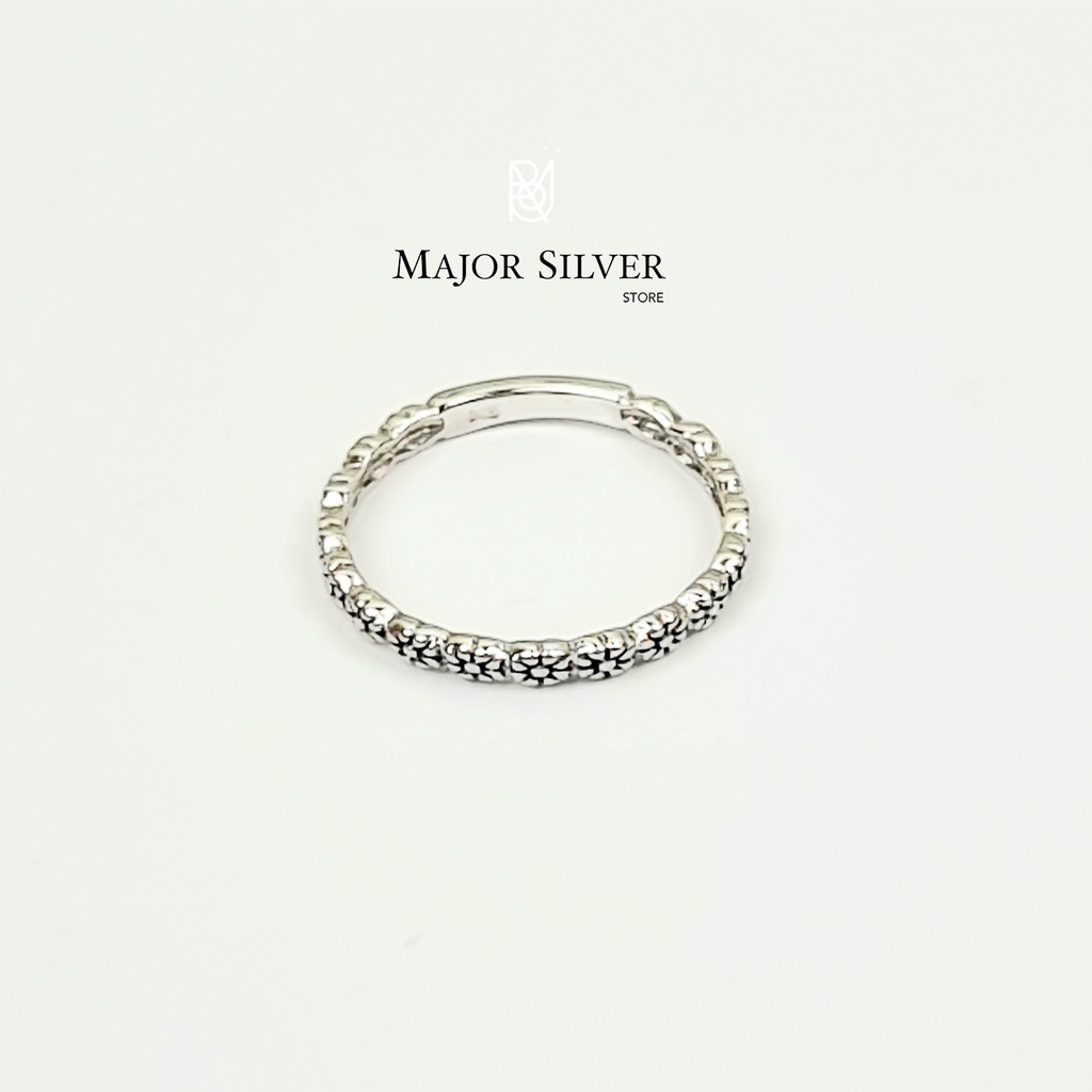 Small flower ring : แหวนดอกไม้เล็กๆ  / เงินแแท้92.5% น่ารักๆ สไตล์วินเทจ : E-V-Flo2.2