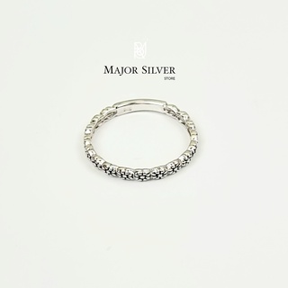 Small flower ring : แหวนดอกไม้เล็กๆ  / แหวนเงินแแท้ 92.5% น่ารักๆ สไตล์เกาหลี แหวนเงินแท้ 100 Major silver : E-V-Flo2.2