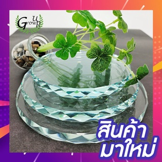 ฐานรองพระ ฐานพระ ชั้นวางของ แท่นวางพระ ฐานเสริมองค์เทพ ฐานกระจก ฐานวาง crystal clears Base Glass stand ฐานตั้งบูชา