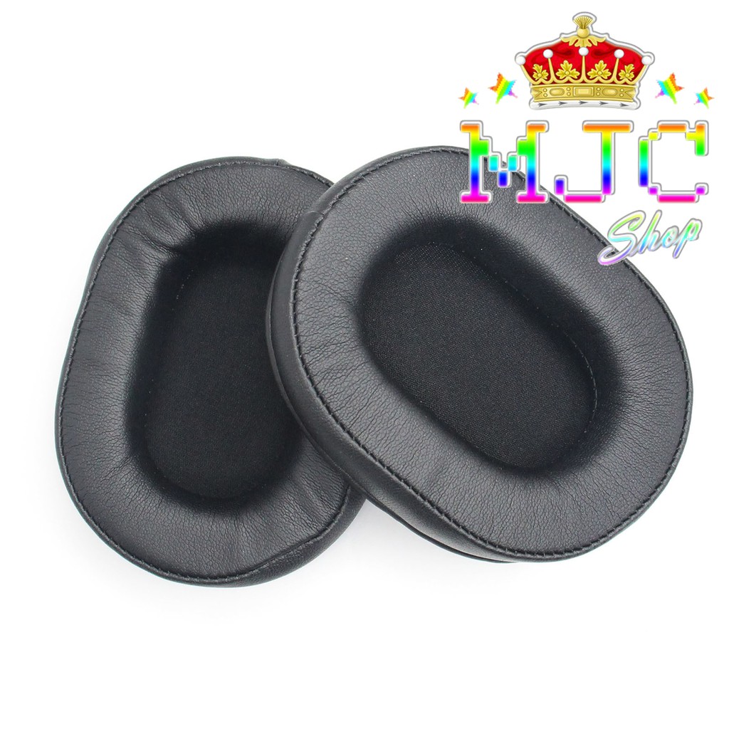 ฟองน้ำหูฟัง Audio Technica ATH-MSR7 M50X M20 M40 M40X SX1 มีขอบ ฟองน้ำสำรองสำหรับหูฟัง