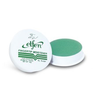 ELFEN สีผึ้งนับธนบัตร ตราเอลเฟ่น ขนาด 40กรัม/ตลับ แพ็คละ3ตลับ FINGERTIP MOISTENER