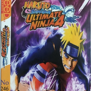 แผ่นเกมส์ ps2 Naruto Shippuden Ultimate Ninja 4