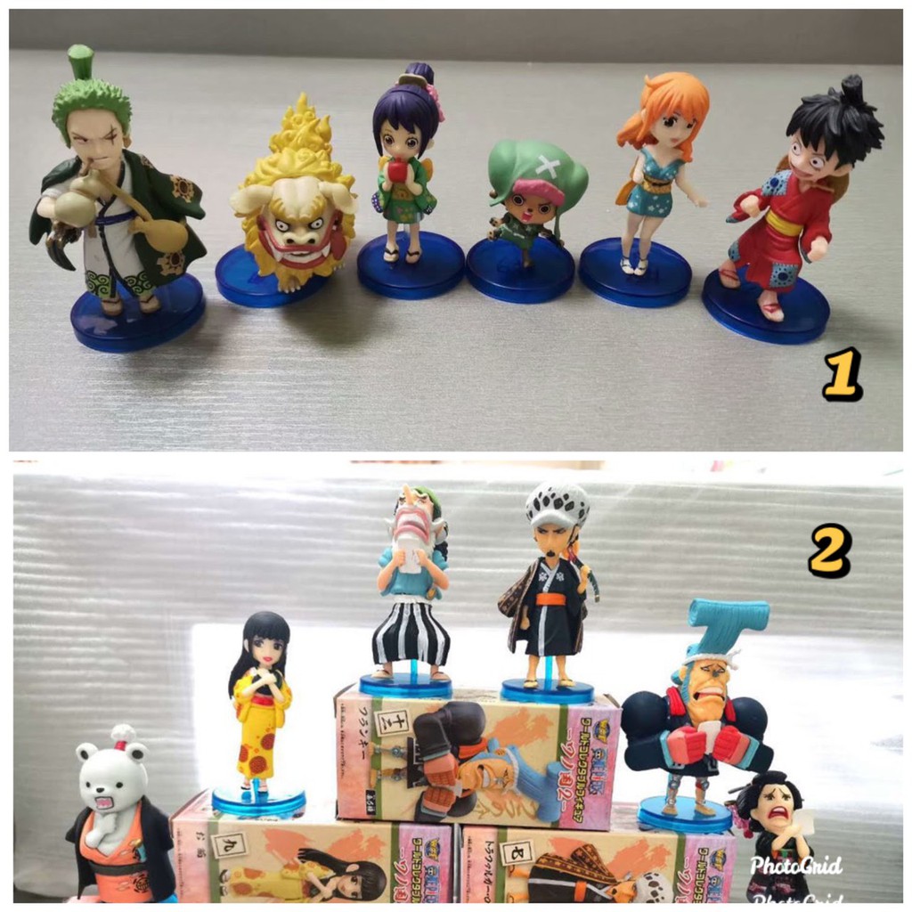 โมเดล วันพีช ฟิกเกอร์ WCF One Piece Wano Kuni vol.1 Luffy Zoro Nami Chopper ลูฟี่ โซโล วันพีช 🇨🇳