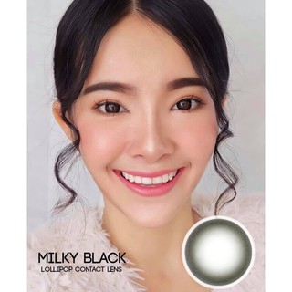 คอนแทคเลนส์🌈Milky🌈 Black (Lollipop) ขนาดมินิ💖