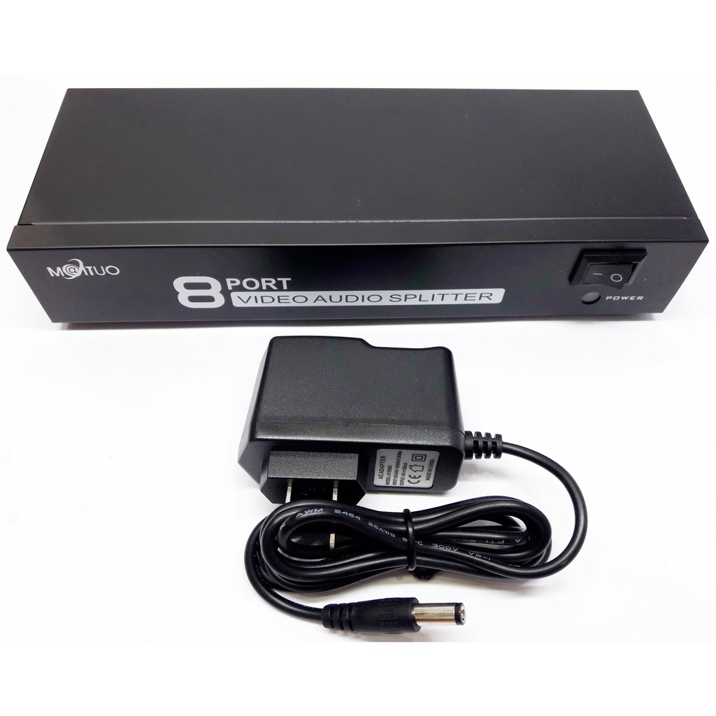กล่องแปลงสัญญาณ AV Mt-108av 8 Port Video Audio Splitter 1 รูปที่ 3