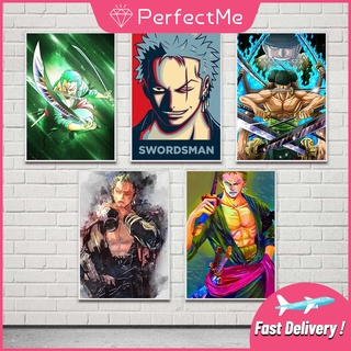 Pm ภาพจิตรกรรมปักครอสสติตช์คริสตัล ลายอนิเมะ Swordsman 5D ขนาด 30x40 ซม. สําหรับตกแต่งบ้าน