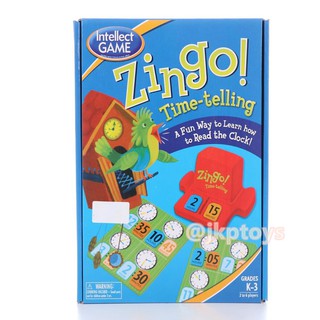 Todds &amp; Kids Toys Zingo! Time Telling เกมส์บิงโกบอกเวลา