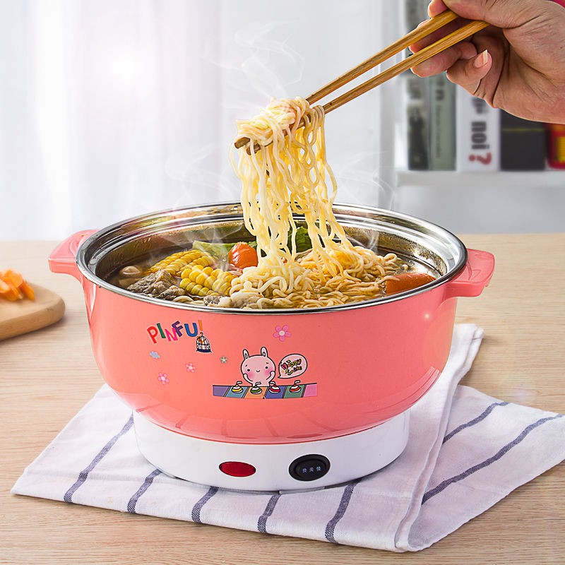 juicer egg steamer multi-functional pot ironStorage rack☜✘❡Students pot cooker cooking noodles multi-function electric