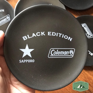 Coleman Black Edition Japanese จานตื้นเล็กสีดำ เบียร์ซัปโปโรญี่ปุ่น [Sapporo Beer Set]