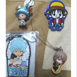 Japan Anime-Manga goods One piece,  Gintama Strap, keyring, Pins การ์ตูน ของสะสมอนิเมะ วันพีช กินทามะ พวงกุญแจ เข็มกลัด