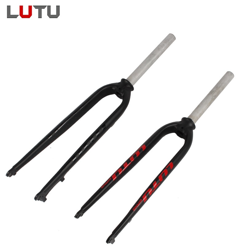 Lutu ultralight อลูมิเนียม mtb rigid จักรยาน stick26 / 27.5 / 29 rigid ส้อม racing จักรยาน disc เบรค