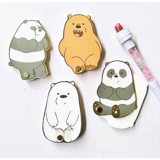 กระดาษโน้ตแบบไดคัท We bare bears 16pcs