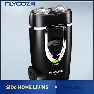 SiDo FLYCO เครื่องโกนหนวดไฟฟ้าอัจฉริยะ 2 หัว แบบเปียกและแห้ง Electric Shaver ชาร์จไฟ.ประกัน  Shaver Electric Shaver