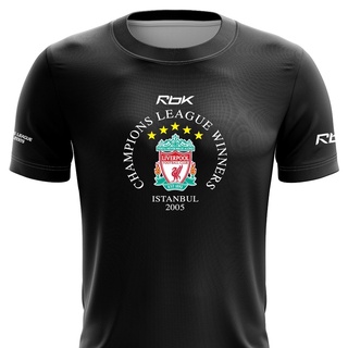 เสื้อยืด ลาย Liverpool FC แบบแห้งเร็ว ไซซ์ XS - 7XL (ผู้ชนะ UCL 2005)