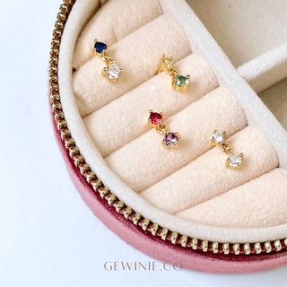 Gewinie.co - Two tone bisz earrings