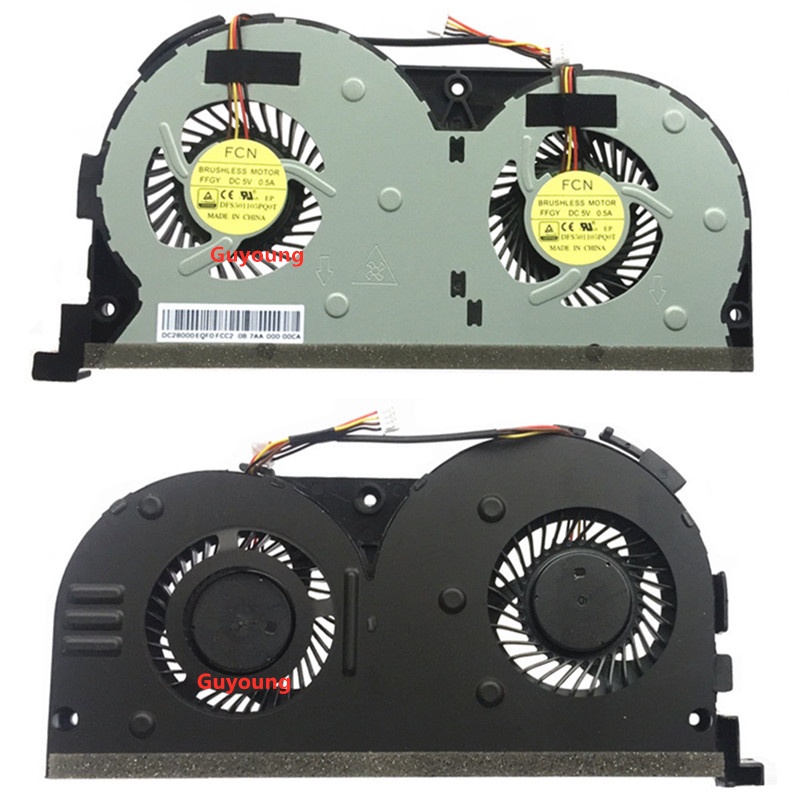 YTH 90% พัดลม CPU ใหม่สําหรับ Lenovo Ideapad Y50 Y50-70 Y50-70AF Y50-80 Y50P-80 พัดลมระบายความร้อน C