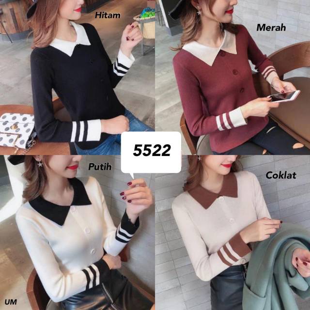 เสื้อถักไหมพรม 5522*