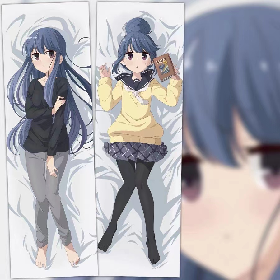 Leisure Summer Camp Shima Rin อะนิเมะสาว Dakimakura กอดหมอน Body Case 50*150 ซม.