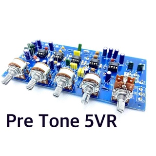 Pre Tone 5วอลลุ่ม  (3เสียง : Low-Mid-Hi-Balance-Volume)  ใช้ไฟ 15-0-15V. 