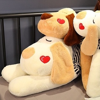 ตุ๊กตาขนหนานุ่มหมอนตุ๊กตาสุนัข Dog สามารถซักได้ หมอนตุ๊กตา Sleeping ทำให้นอนหลับสบาย