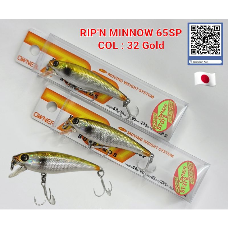 OWNER RIP'N MINNOW 65SP