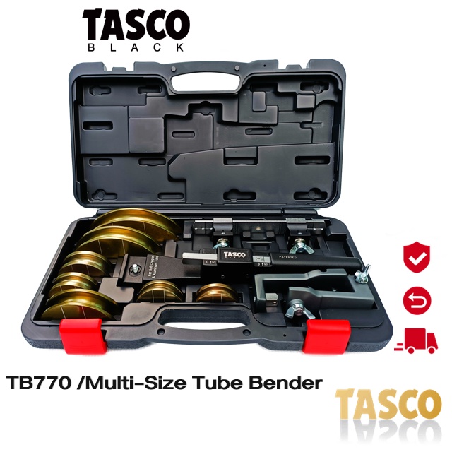 Tasco Black TB770 : Multi-Size Tube Bender ไซต์ 1/4” ,5/16”,3/8” ,1/2”,5/8”,3/4″,7/8”