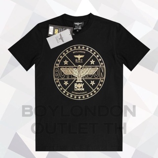 Boy London T-SHIRT รุ่น B02TS1113U สี Black / Gold