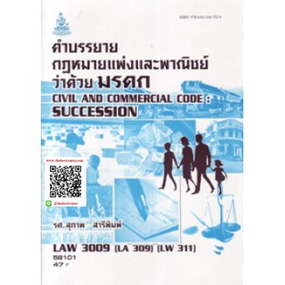 ตำรารามLAW3009 (LAW3109) 58101 กฏหมายแพ่งและพาณิชย์ว่าด้วยมรดก